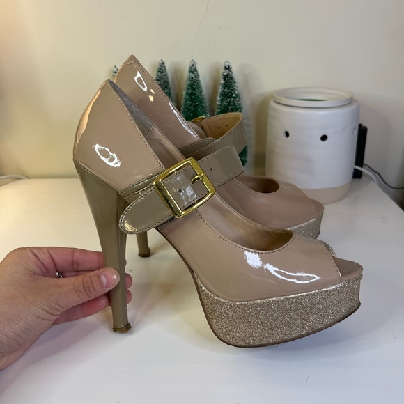 Steve Madden Shoes - Steve Madden P-Saassi Platform Mary Jane Heels